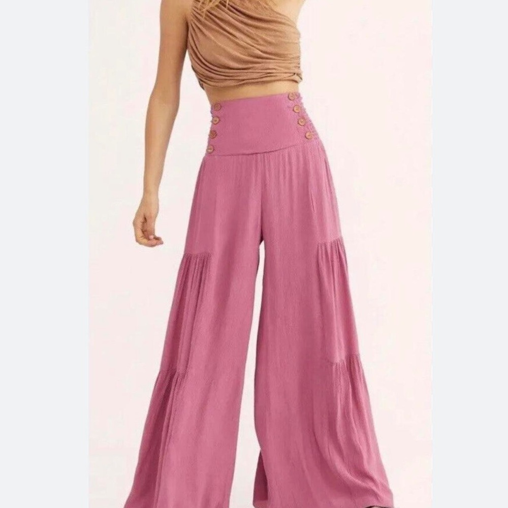 {free people} FP one wide leg sailor pants